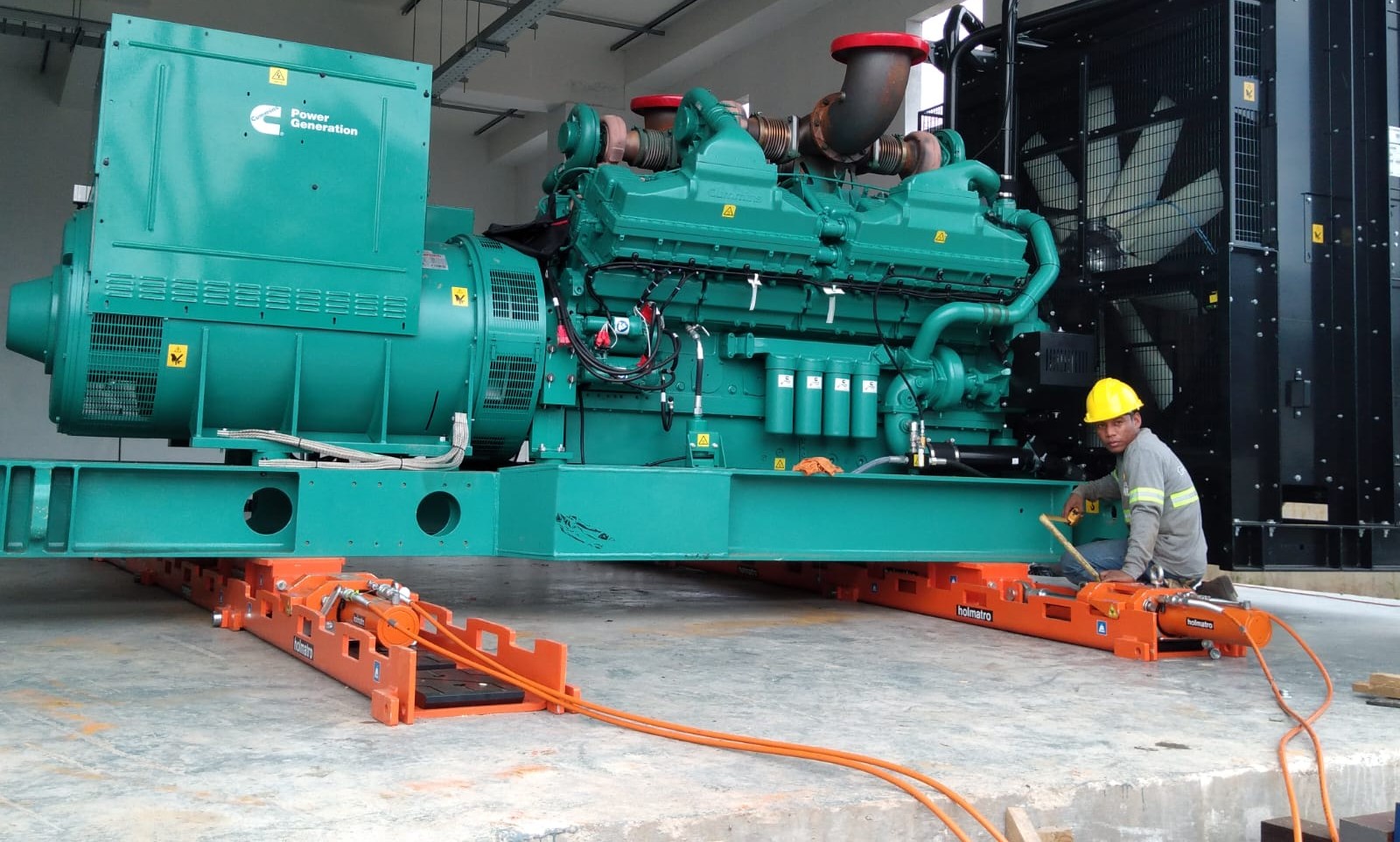 400 ton skid systeem